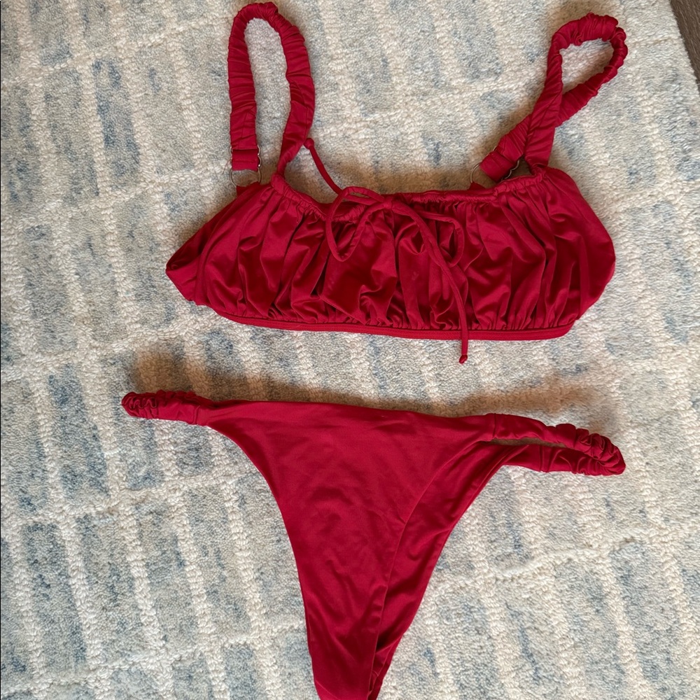 Frankie’s Red Bikini Set